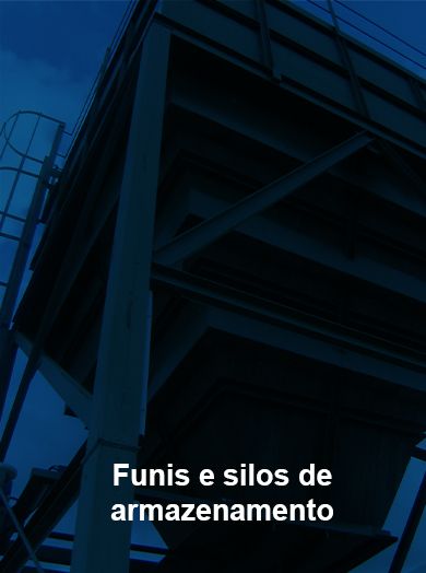 Funis e silos de armazenamento